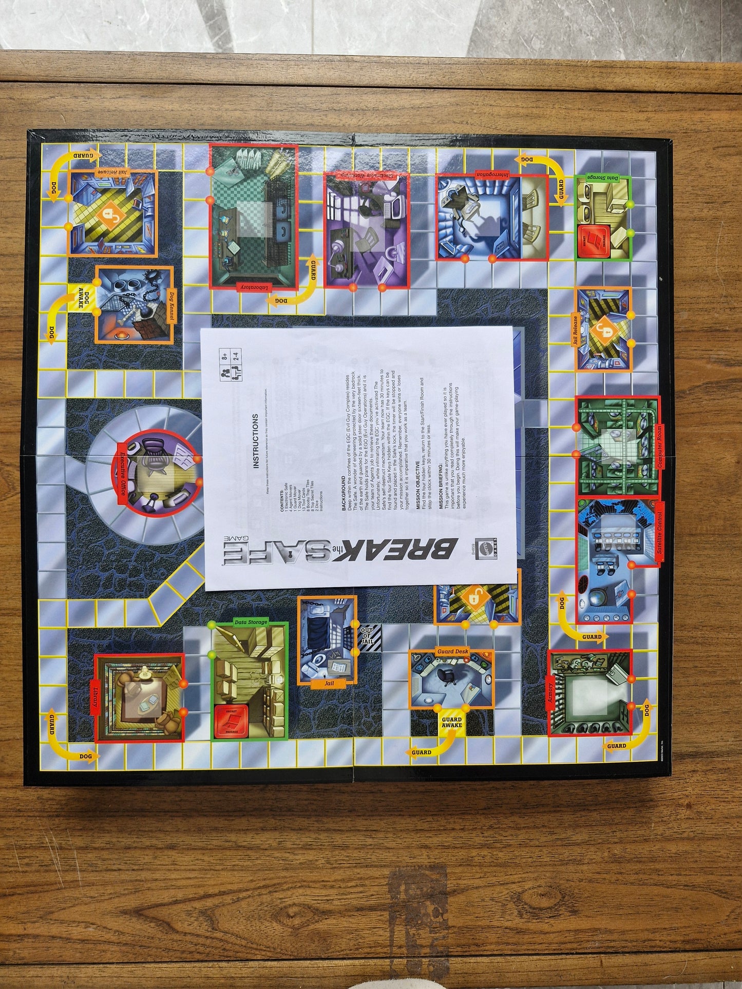 Mattel – Break the Safe Board Game – Electronic Heist Adventure – Complete Edition (2000s, Timer Safe)