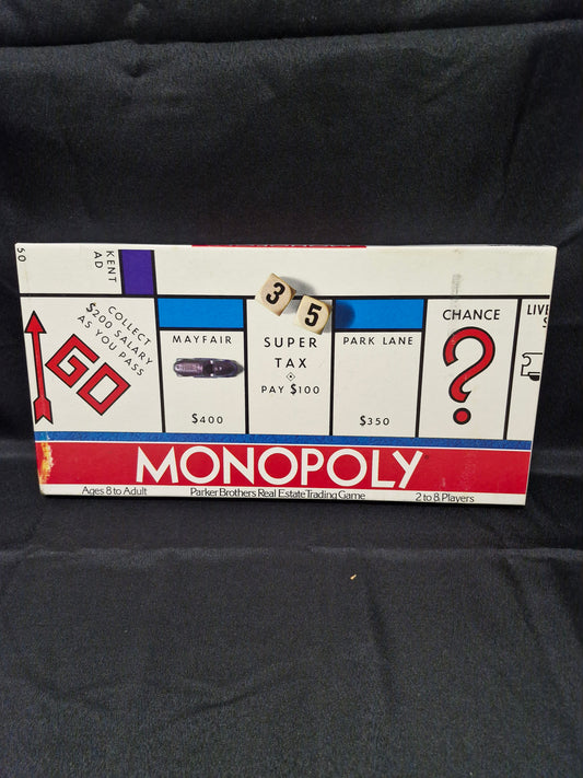 Vintage Toltoys Monopoly Board Game – Parker Brothers Real Estate Trading Game (Complete)