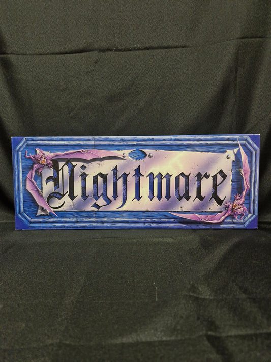 Nightmare VHS Board Game (1991) – Vintage Horror Party Game by A Couple 'A Cowboys