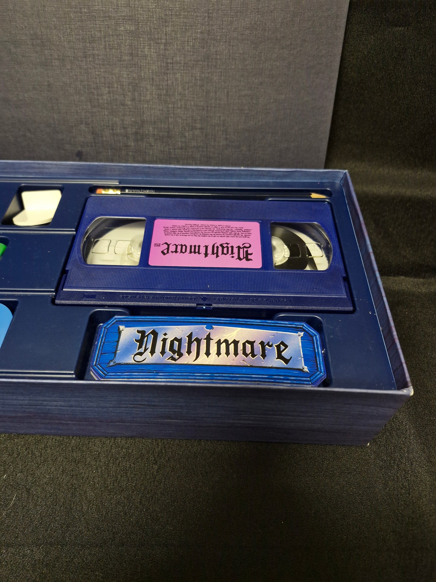 Nightmare VHS Board Game (1991) – Vintage Horror Party Game by A Couple 'A Cowboys