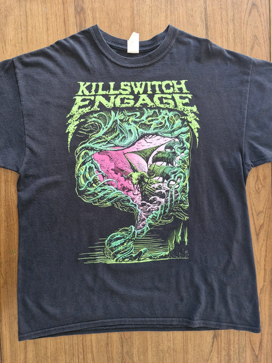 Killswitch Engage – Black Graphic Band T-Shirt – Size XL (Vintage Style)