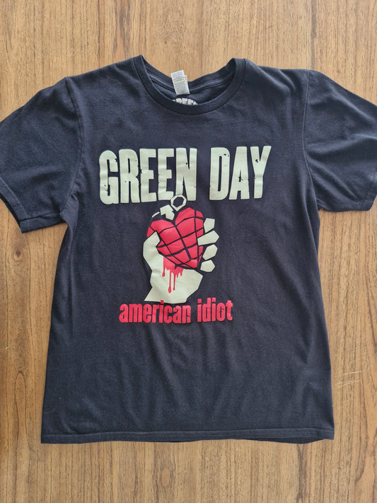 Green Day American Idiot Band T-Shirt | Rock Punk Tee | Size S