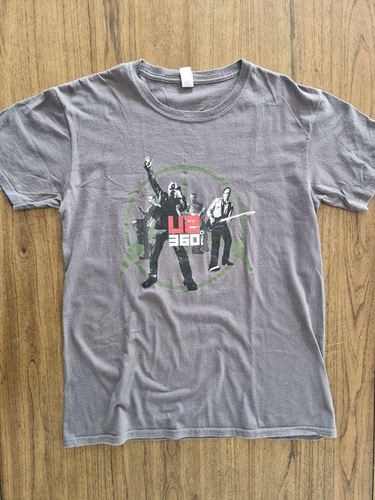 U2 360° Tour Band T-Shirt | Concert Tour Dates Tee | Size M