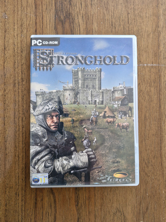 Stronghold PC CD-ROM (2001) – Firefly Studios Castle Strategy Game