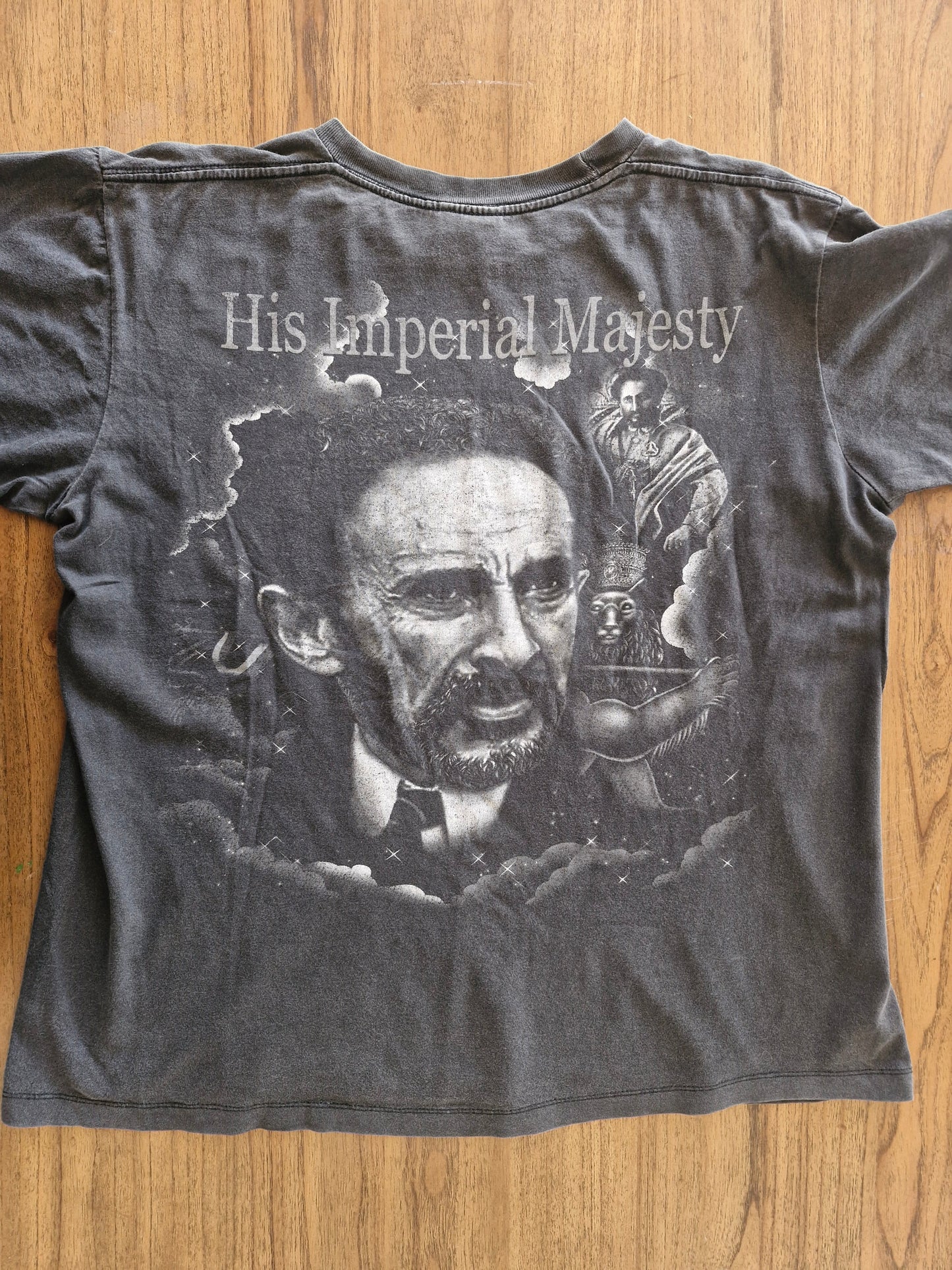 Vintage Haile Selassie "His Imperial Majesty" Tee – Heavy Metal L