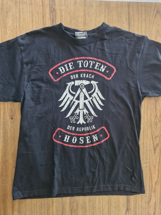 Die Toten Hosen 2012 Tour Shirt – Der Krach der Republik Band Tee (L)