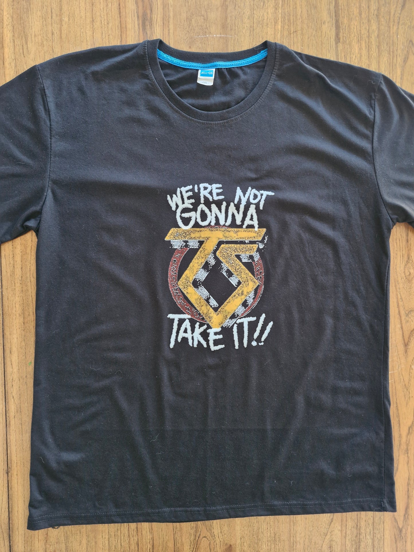 Twisted Sister “We’re Not Gonna Take It” T-Shirt – 4XL Black