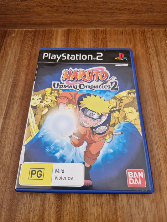 Naruto: Uzumaki Chronicles 2 (PS2, Complete) – Bandai Namco