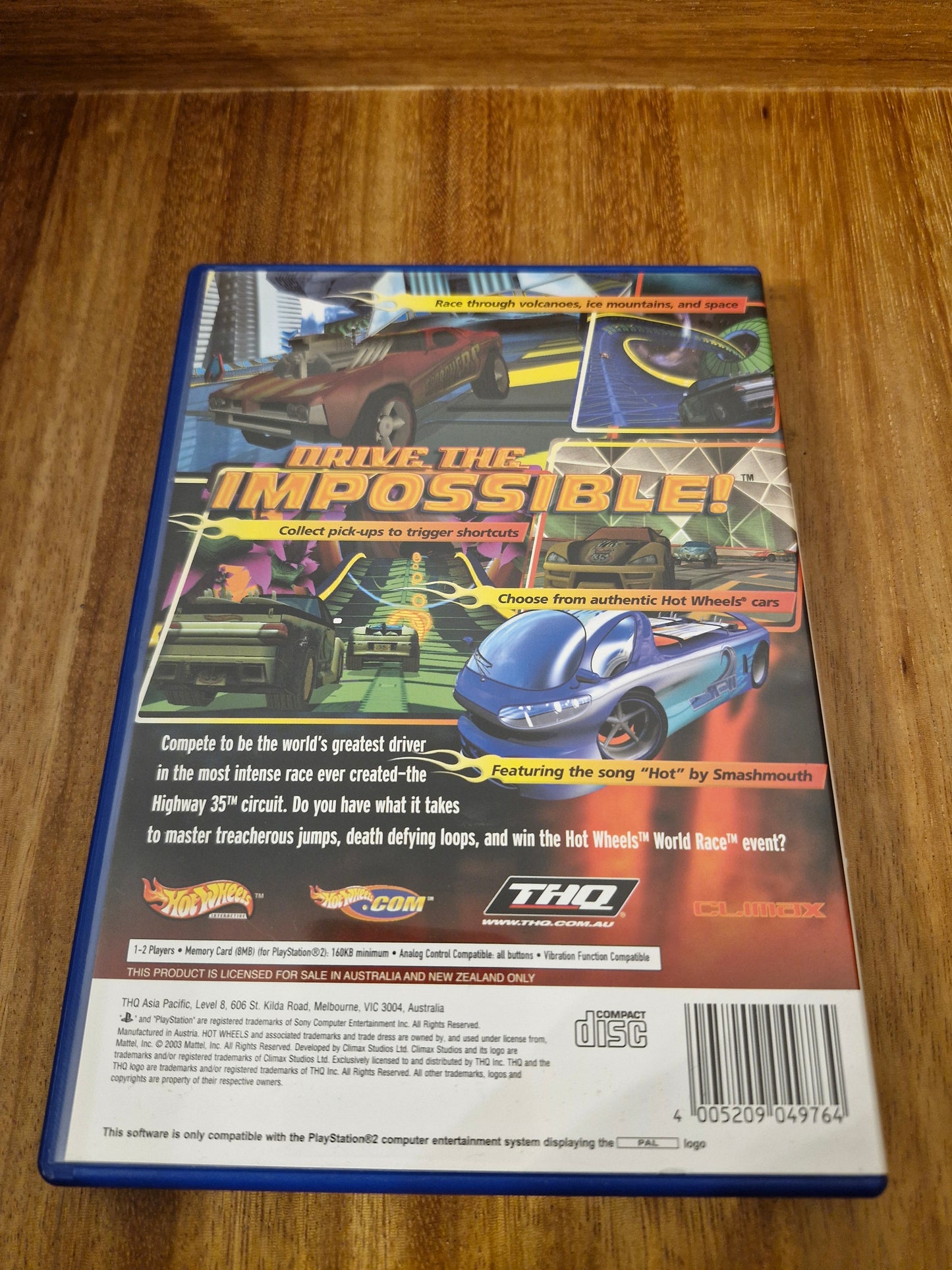 Hot Wheels: World Race (PlayStation 2) – Complete in Box (CIB) PAL