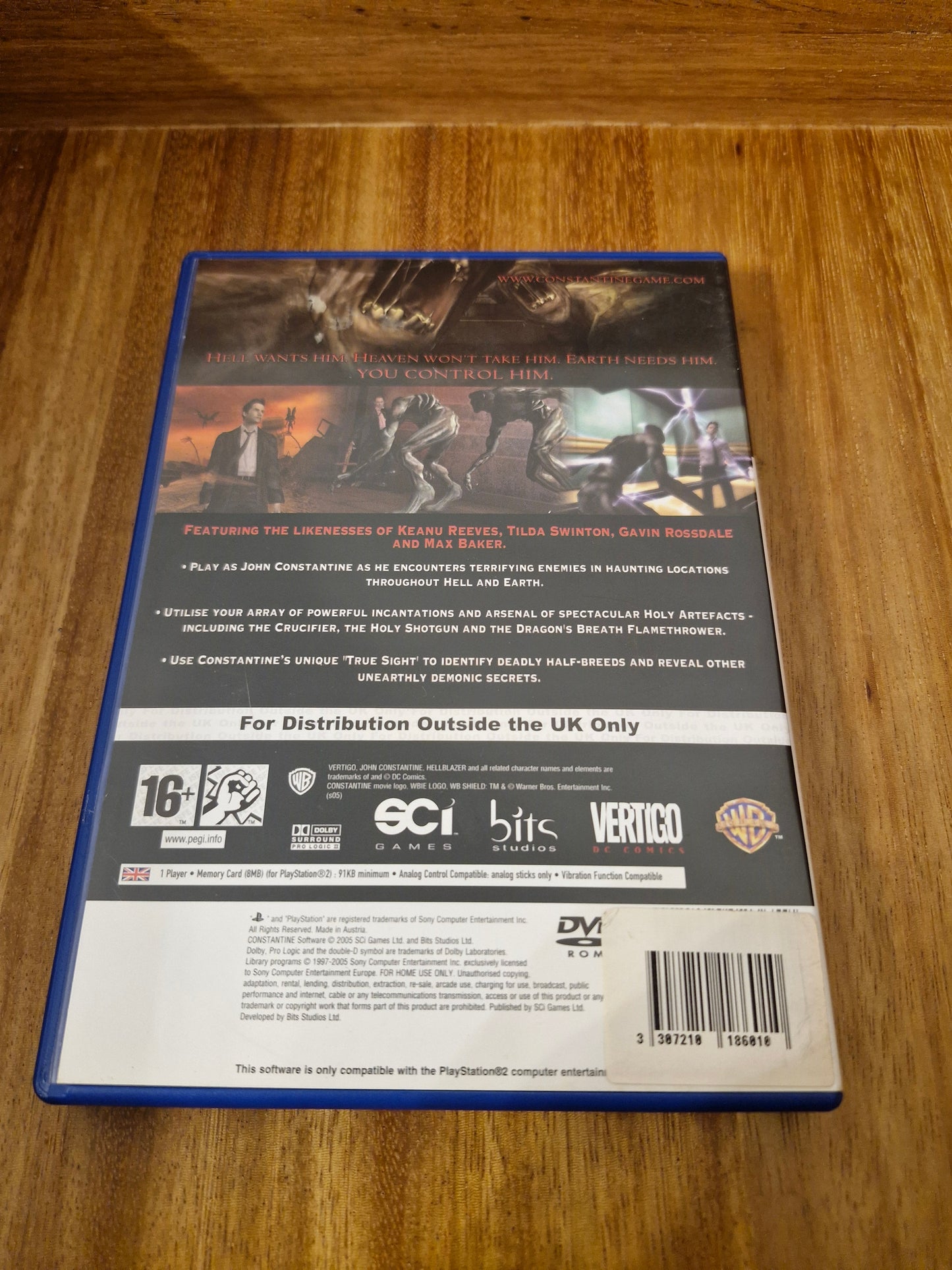 Constantine: The Videogame (PlayStation 2) – Complete in Box (CIB) PAL