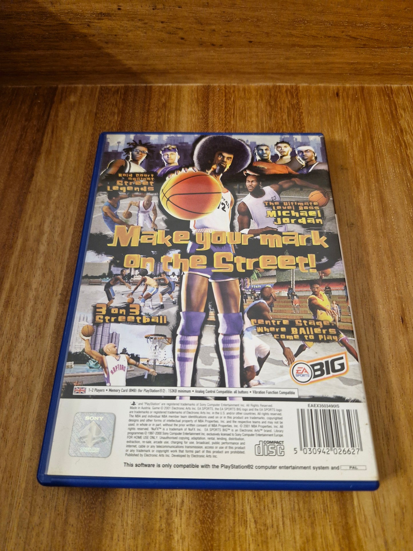 NBA Street (Sony PlayStation 2, 2001) | Complete with Manual