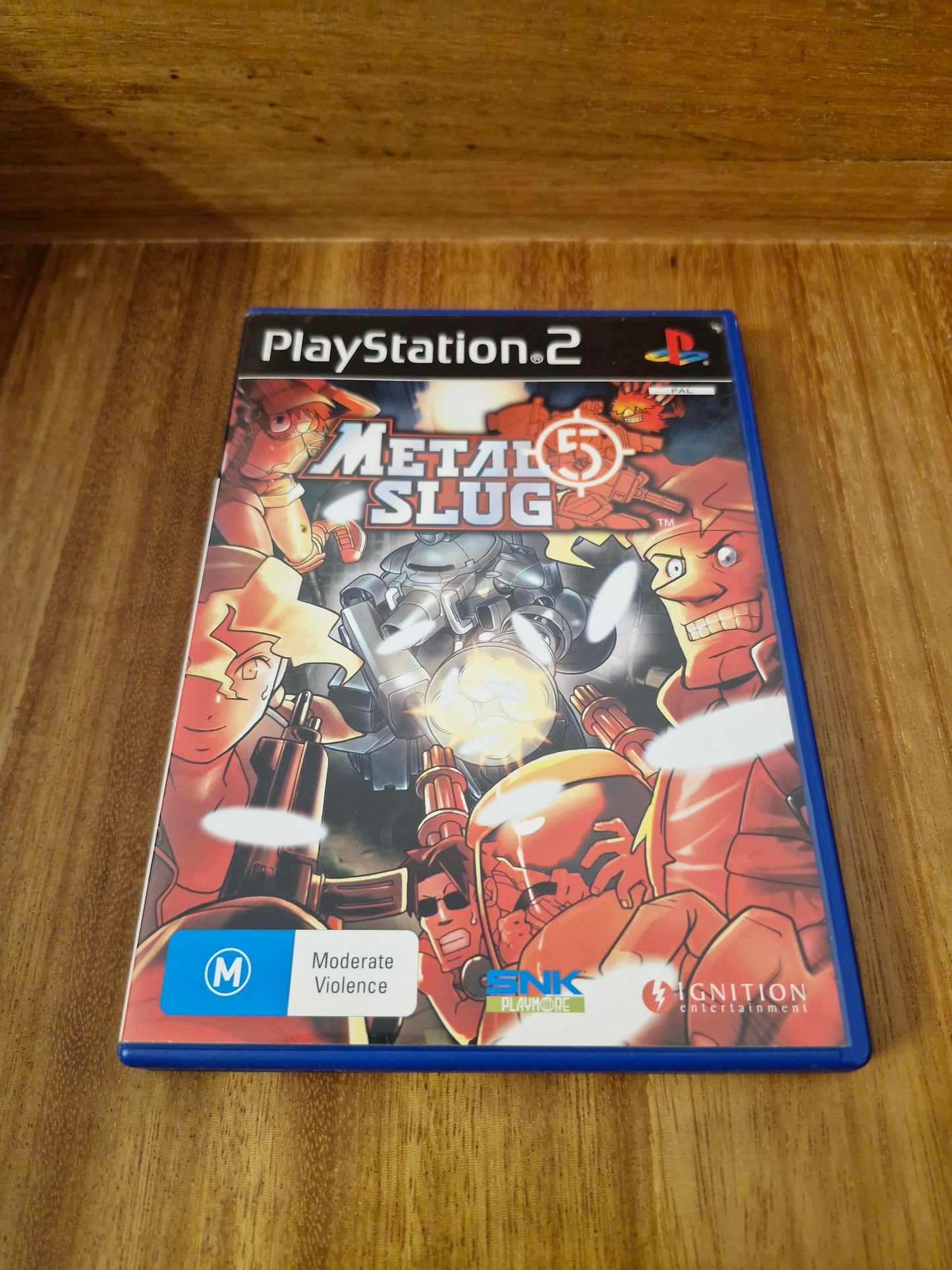 Metal Slug 5 (PlayStation 2) – Case & Disc Only (No Manual)