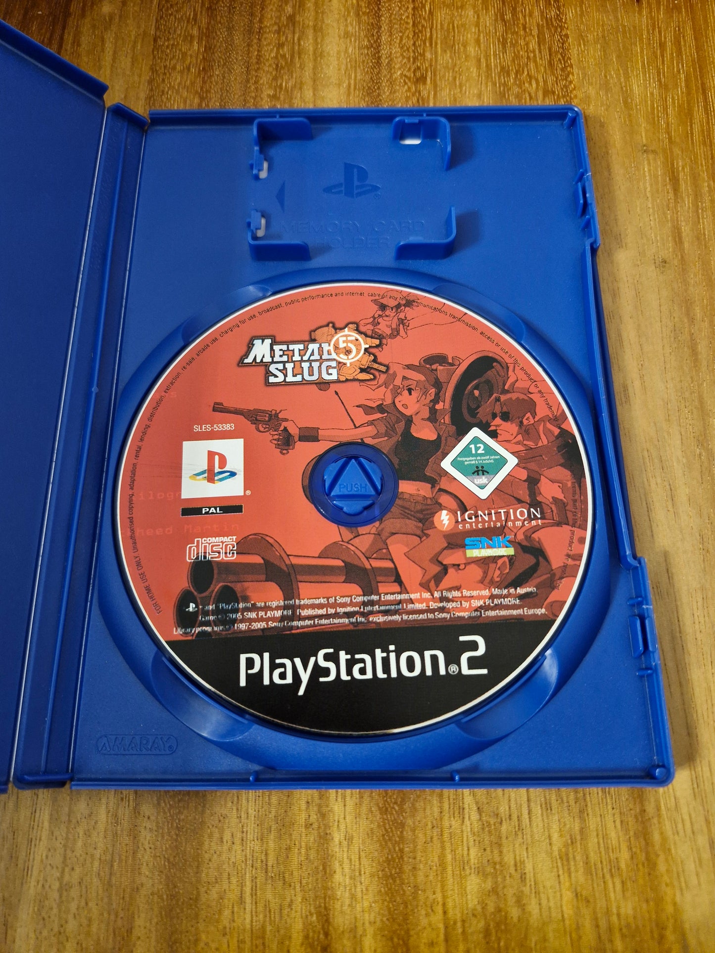 Metal Slug 5 (PlayStation 2) – Case & Disc Only (No Manual)