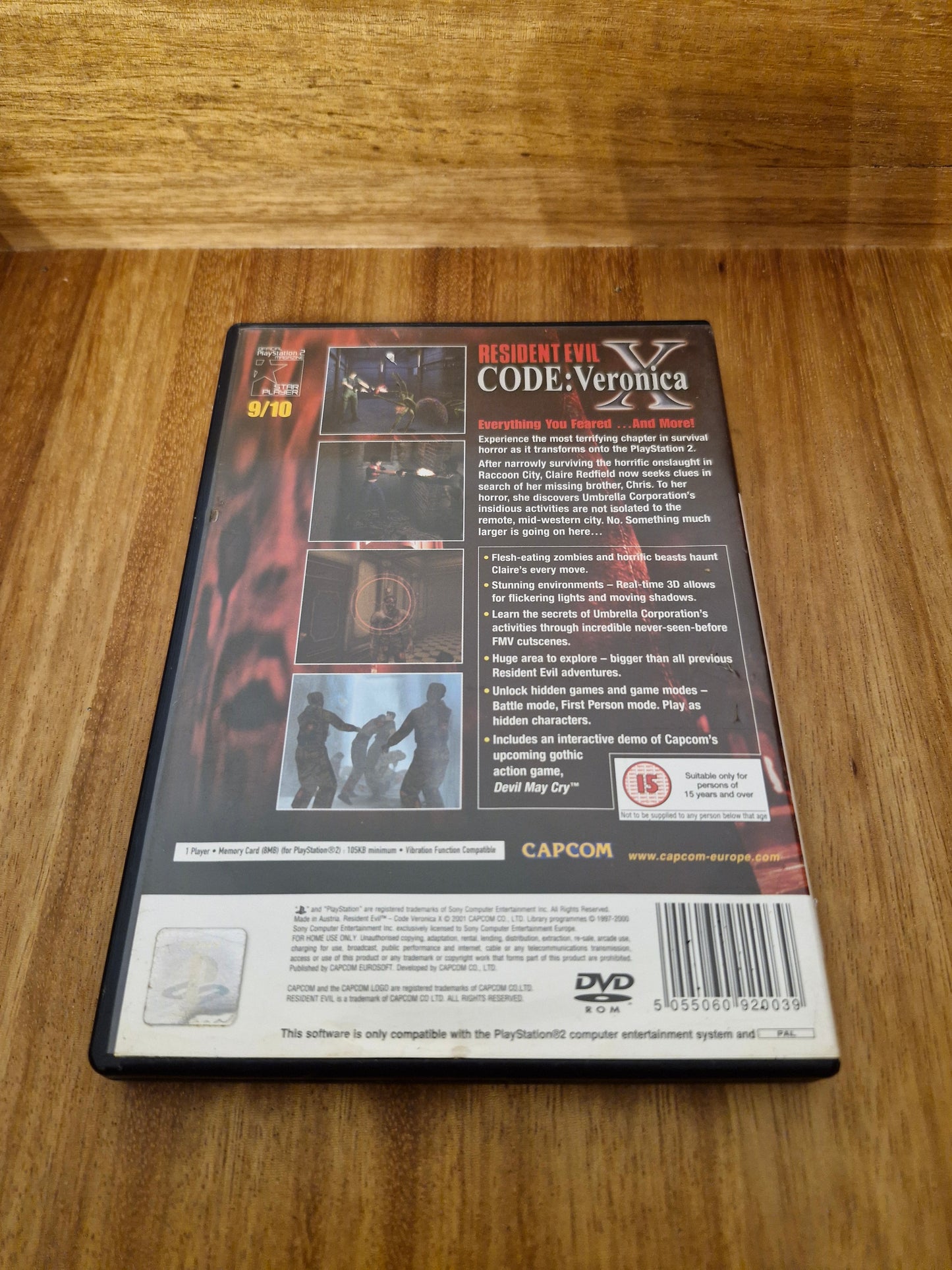 Resident Evil Code: Veronica X (PlayStation 2, PS2) – Complete in Box CIB