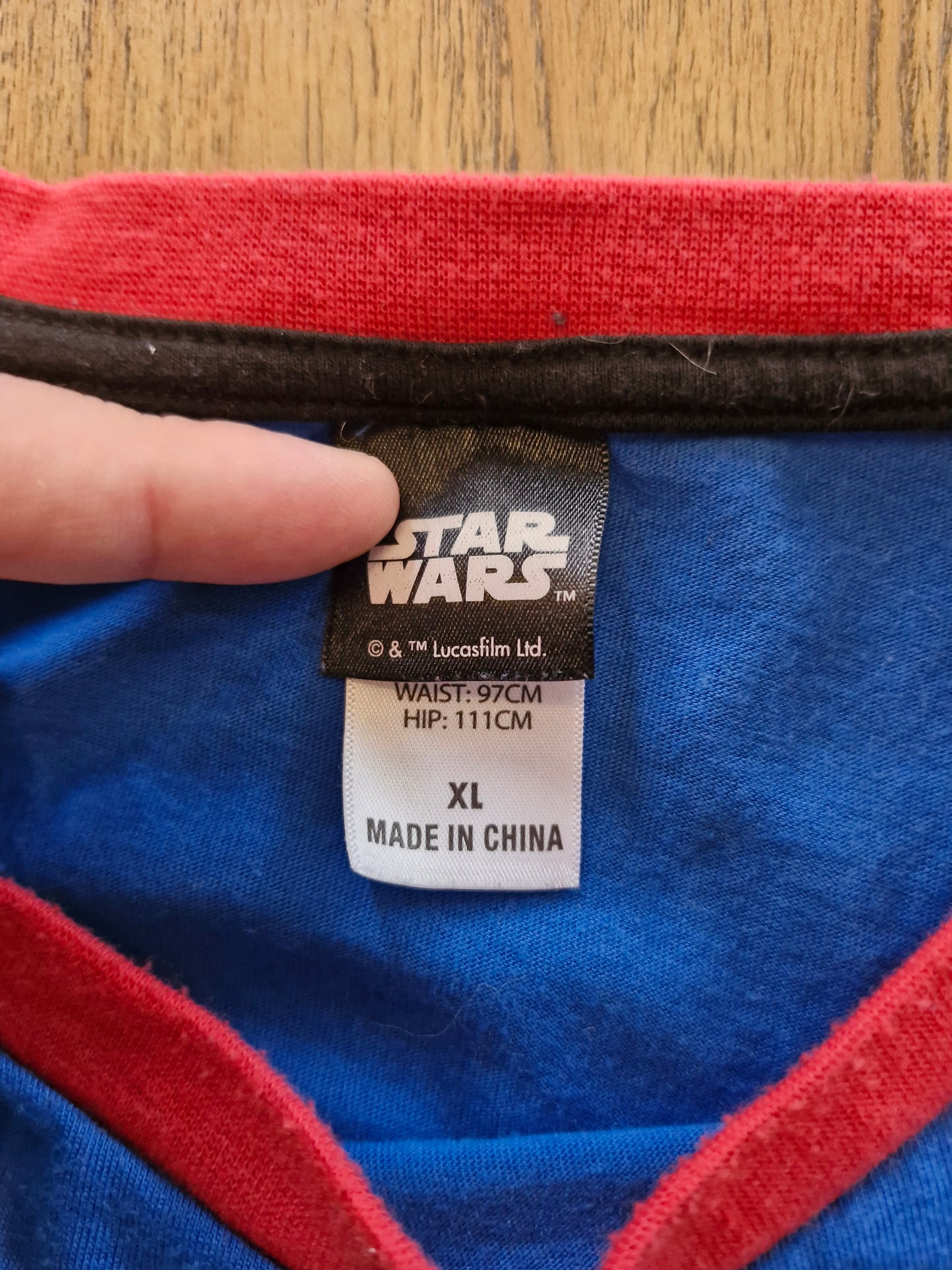 Star Wars “Merry Force Be With You” Christmas T-Shirt – XL Blue