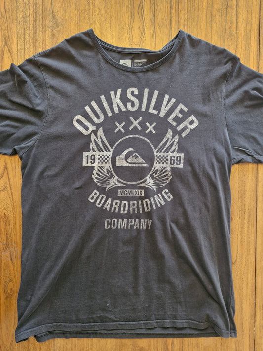 Quiksilver Boardriding Company Logo T-Shirt – XL Black