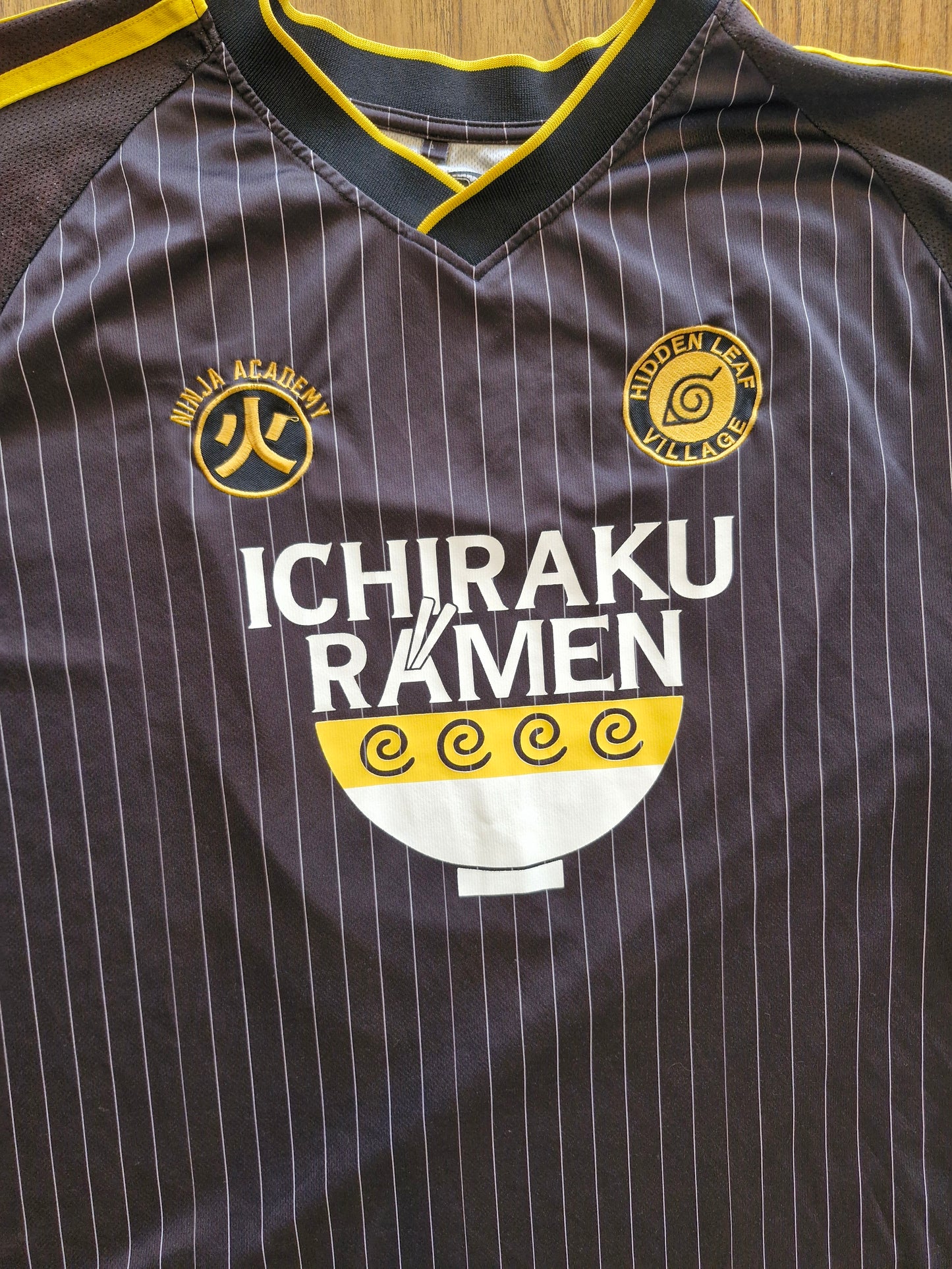 Naruto Shippuden Ichiraku Ramen Jersey – XXL Black/Yellow (2007 Licensed)