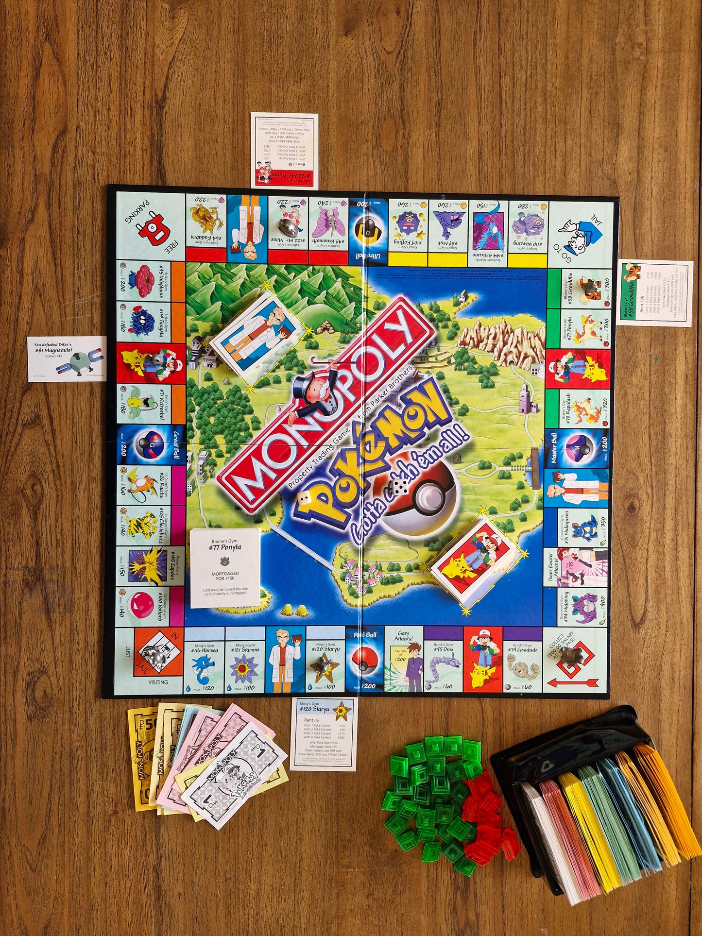 Pokémon Monopoly Collector’s Edition – 1999 Parker Brothers – Complete (Pre-owned, Good Condition)