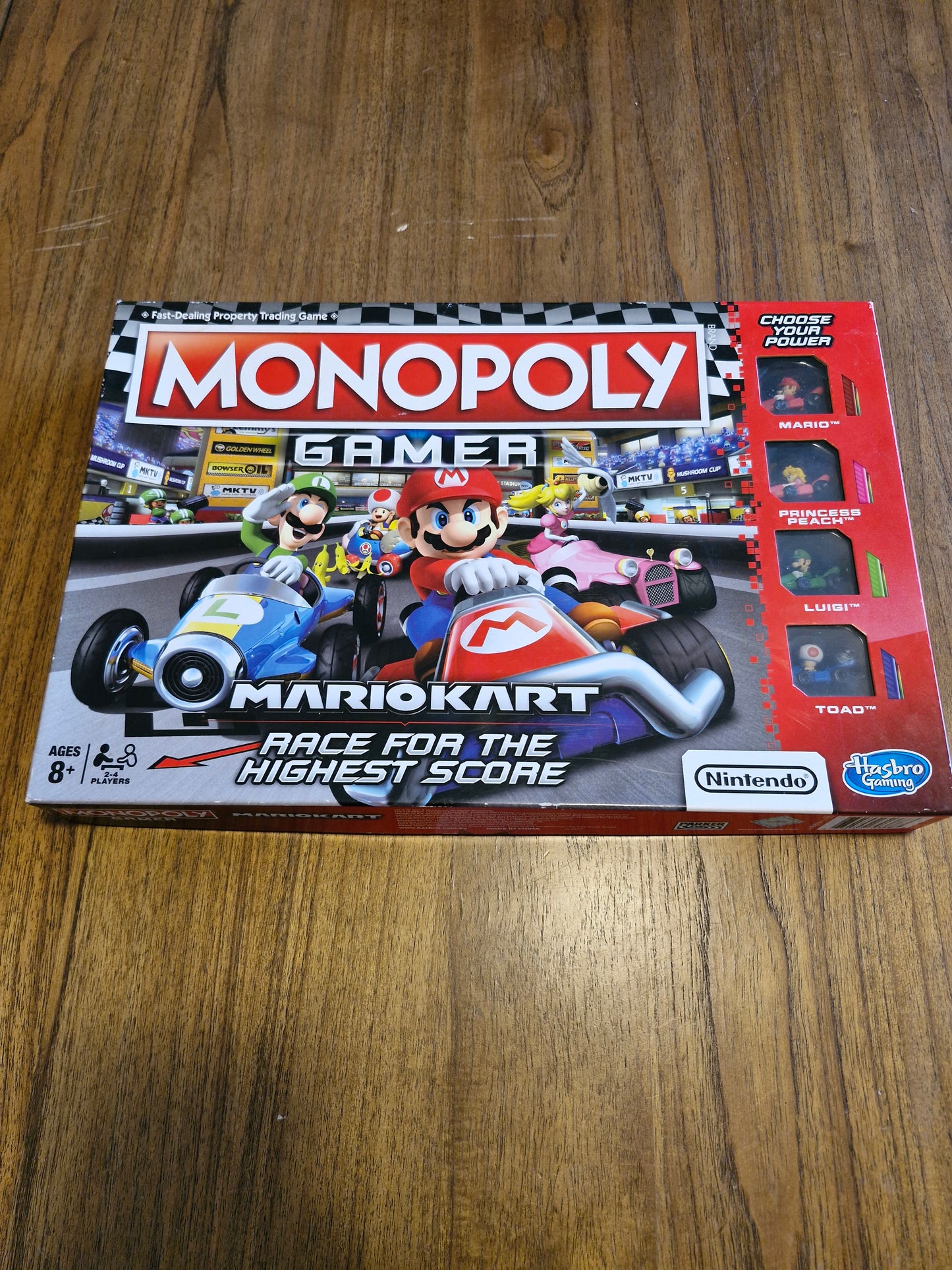 Monopoly Gamer Mario Kart Edition (Hasbro/Nintendo, 2017) – Complete, Excellent Condition