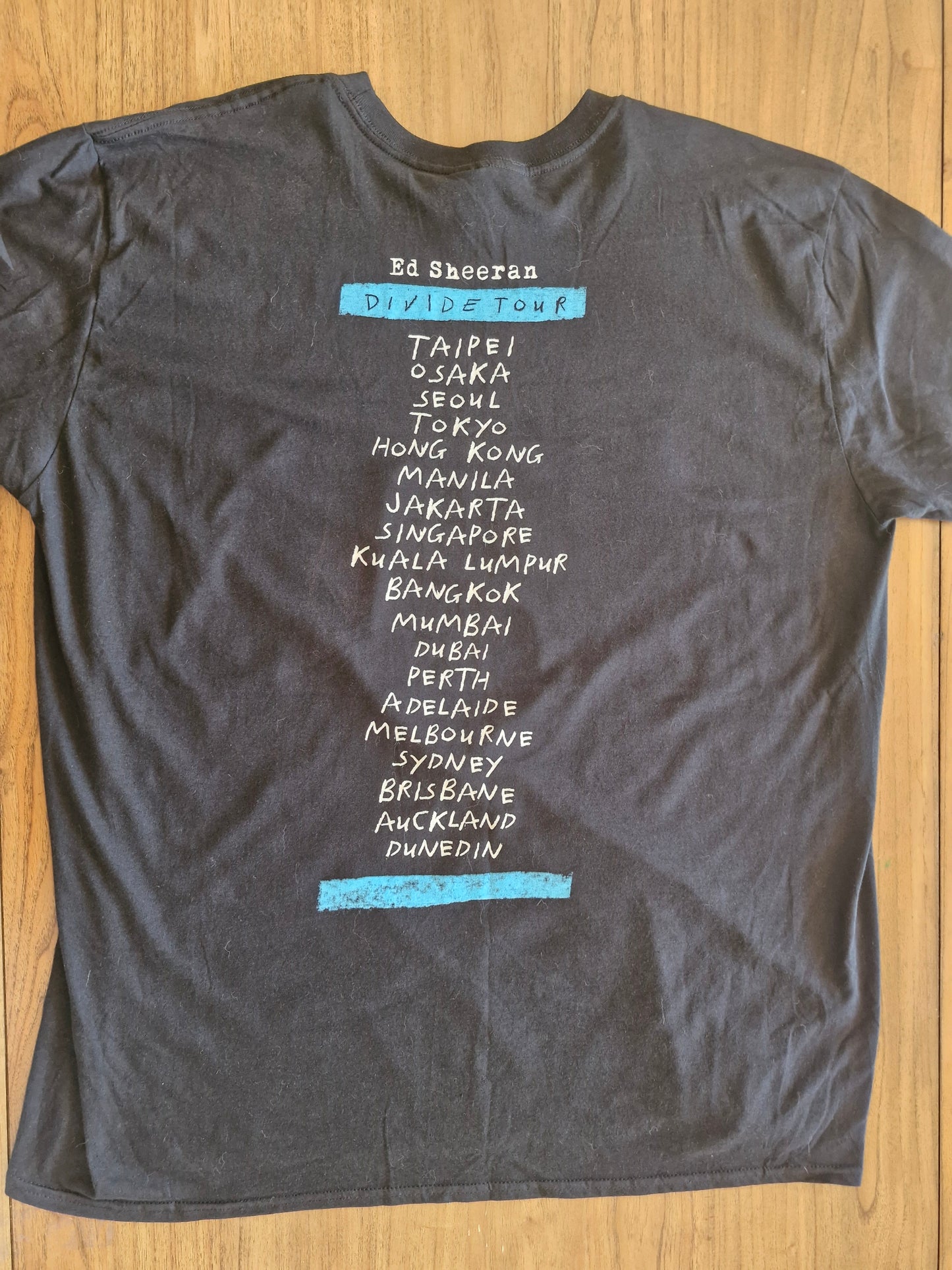Ed Sheeran Divide Tour T-Shirt – 2XL Black