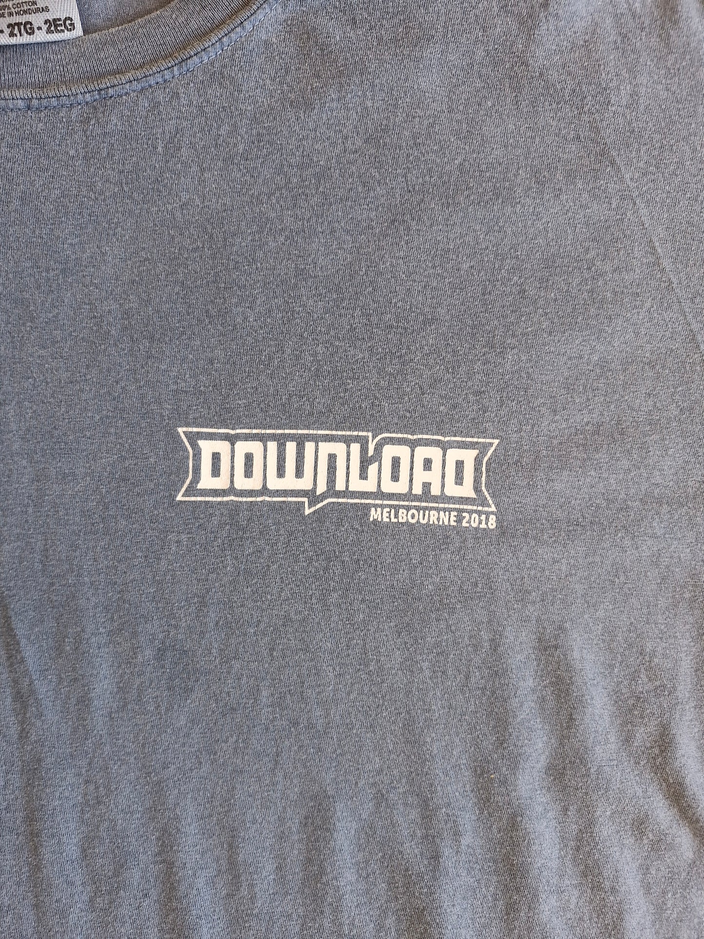 Download Festival 2018 Melbourne T-Shirt – 2XL Blue