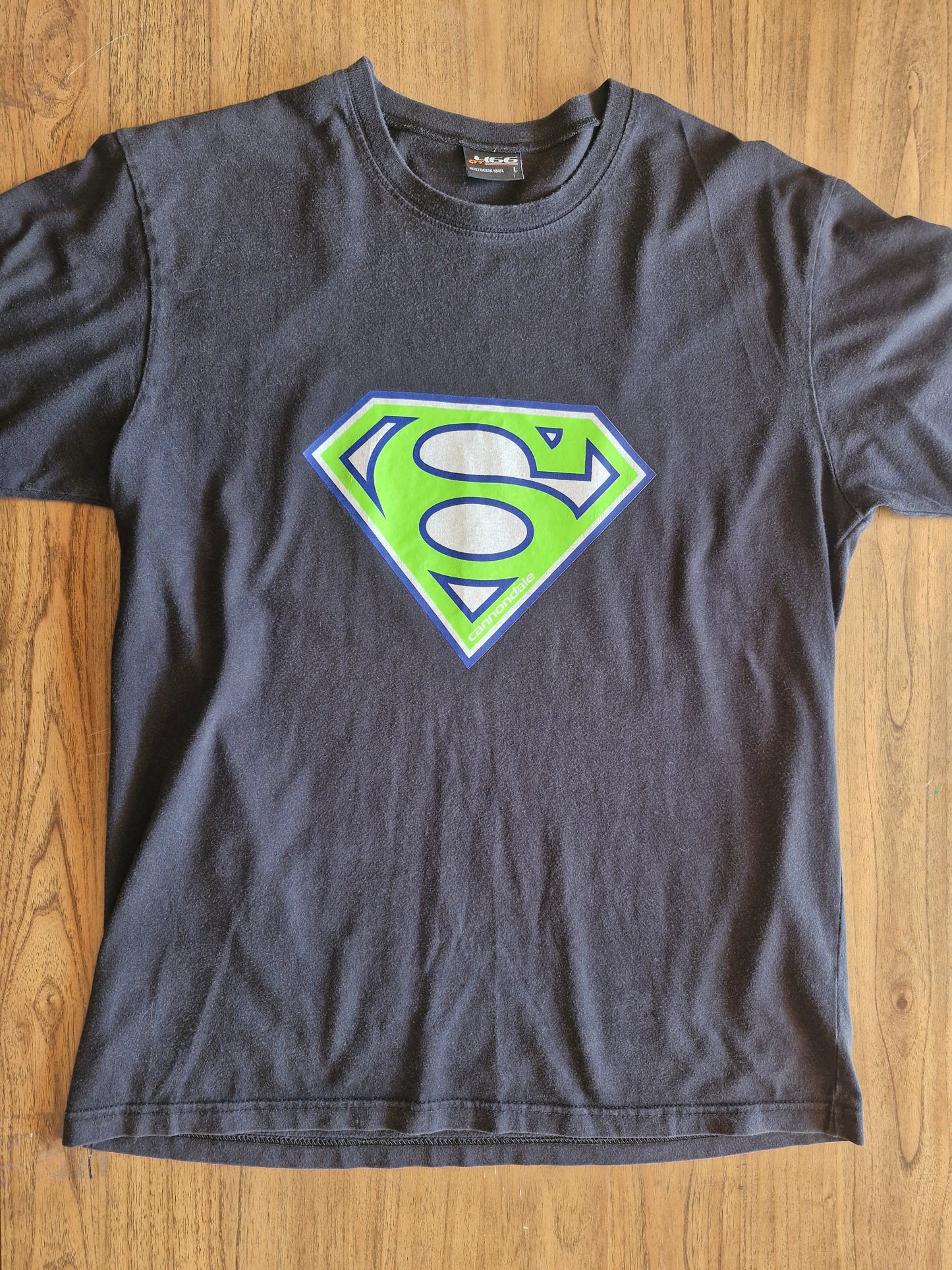 Cannondale “S” Logo Graphic Tee (Size L, Black)