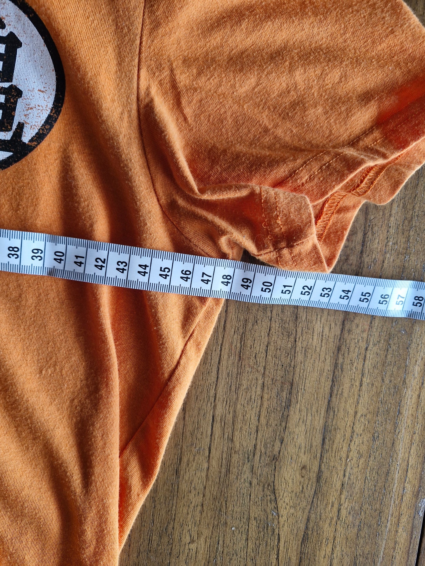 Dragon Ball Z “Kame” Goku Training Symbol T-Shirt – Orange (Size Small)