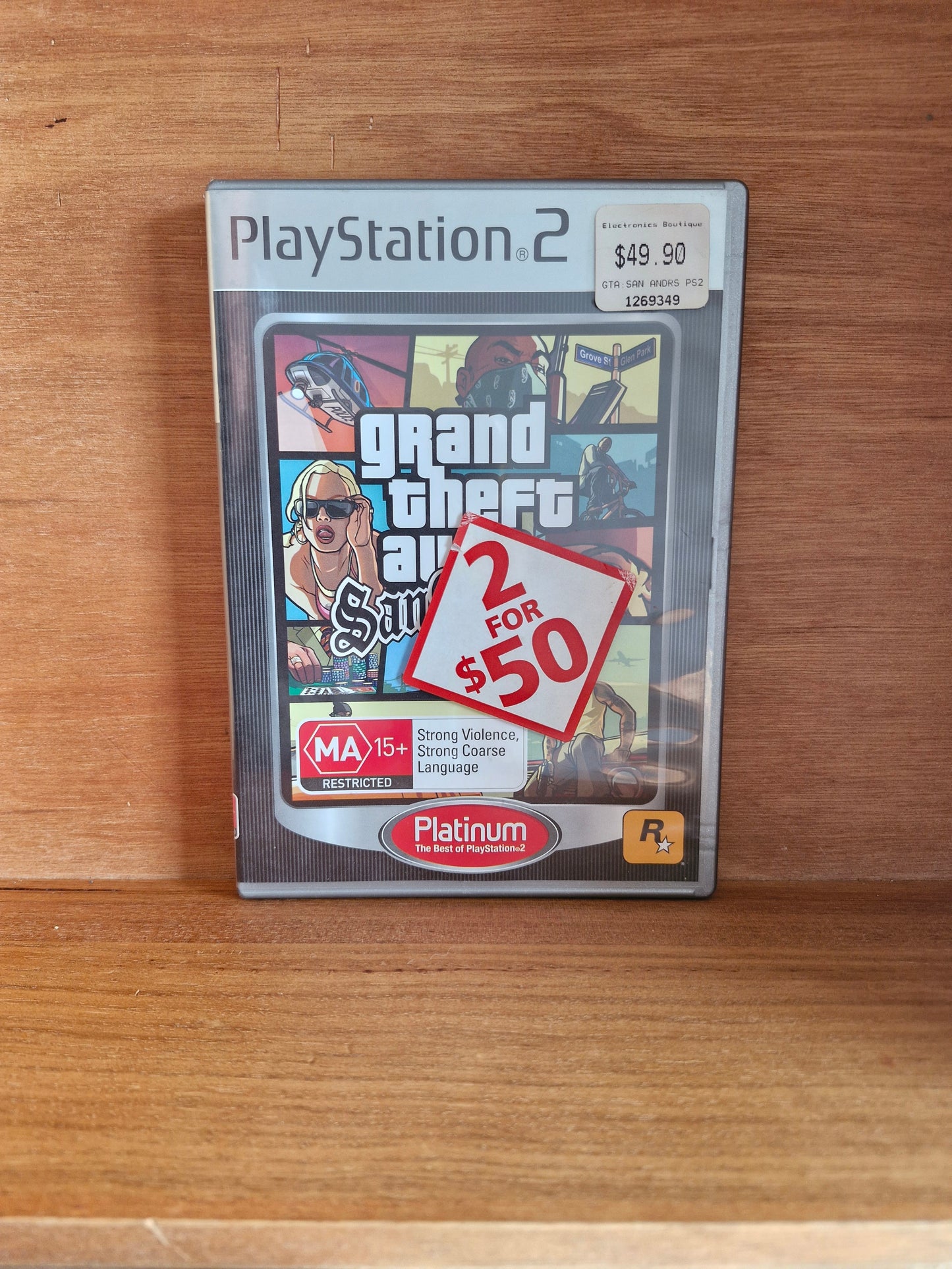 Grand Theft Auto: San Andreas – PlayStation 2 (Platinum Edition)