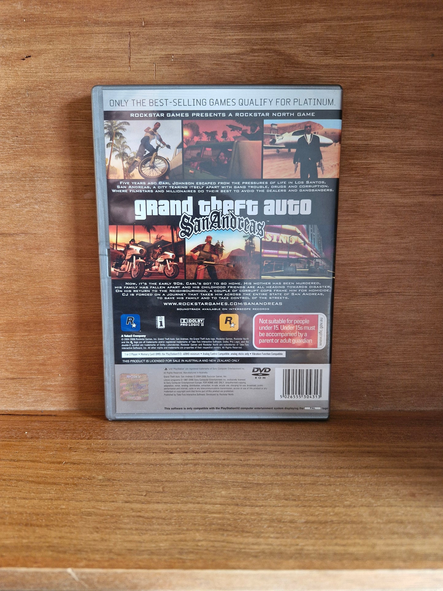 Grand Theft Auto: San Andreas – PlayStation 2 (Platinum Edition)