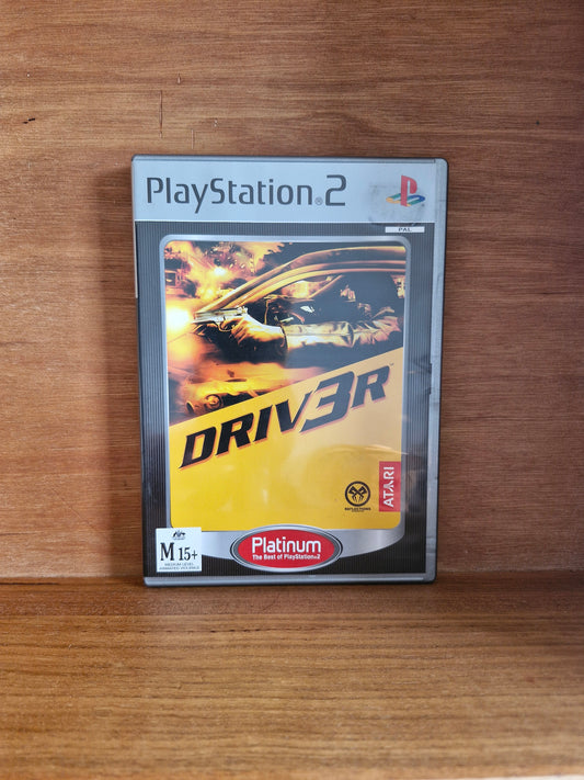 Driv3r (PlayStation 2, Platinum Edition) – Complete in Box