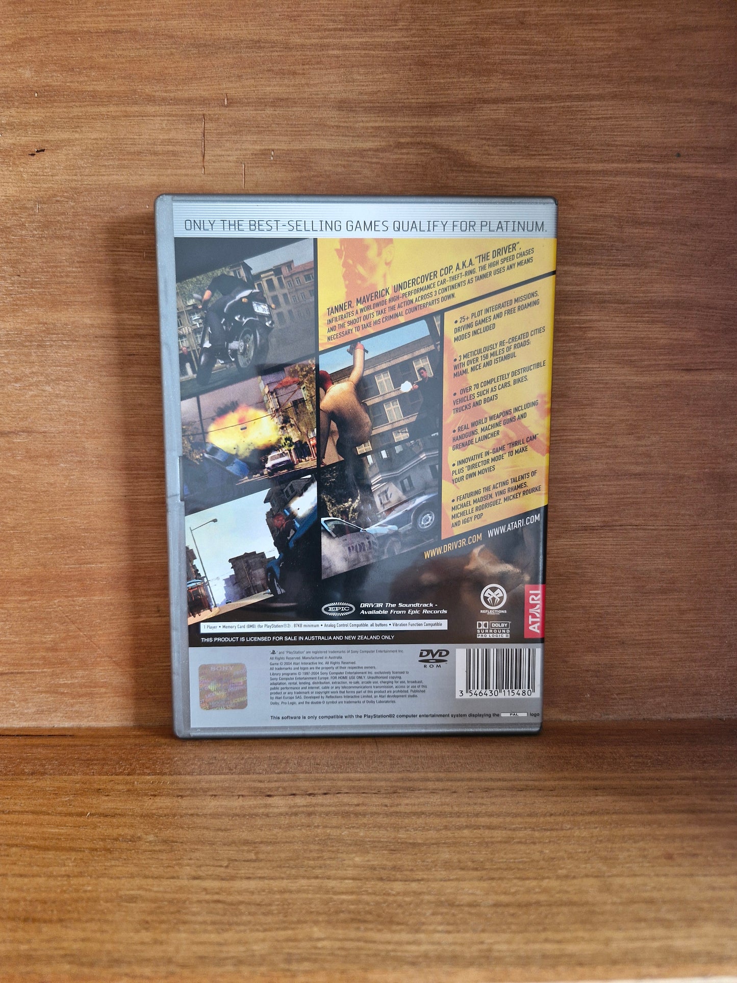 Driv3r (PlayStation 2, Platinum Edition) – Complete in Box