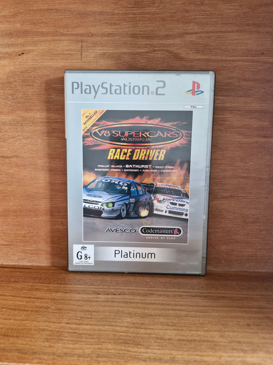 V8 Supercars Australia: Race Driver (Platinum, Codemasters, 2003) – Complete with Manual, Excellent Condition