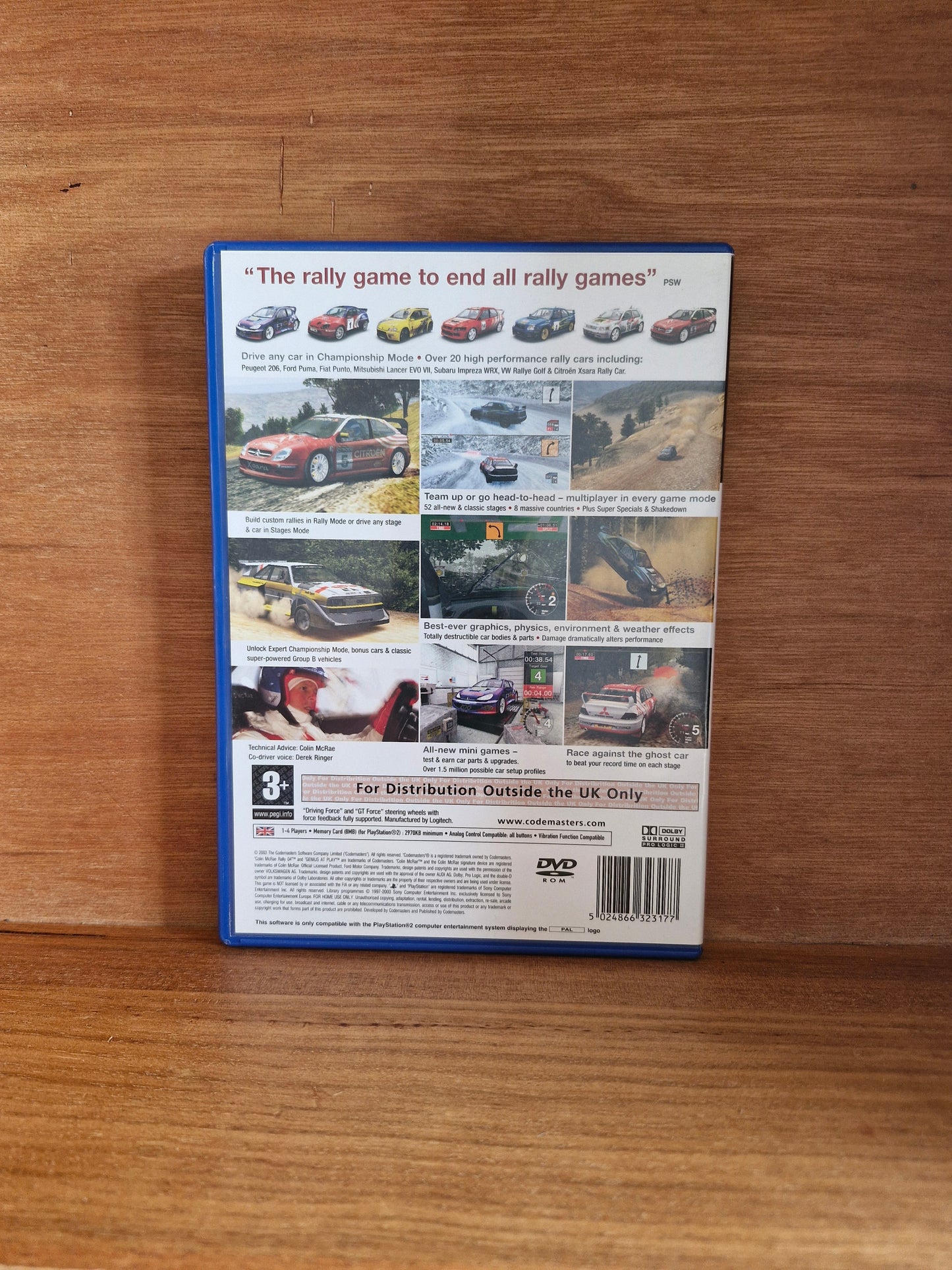 Colin McRae Rally 04 (PlayStation 2) – Complete in Box (CIB) PAL