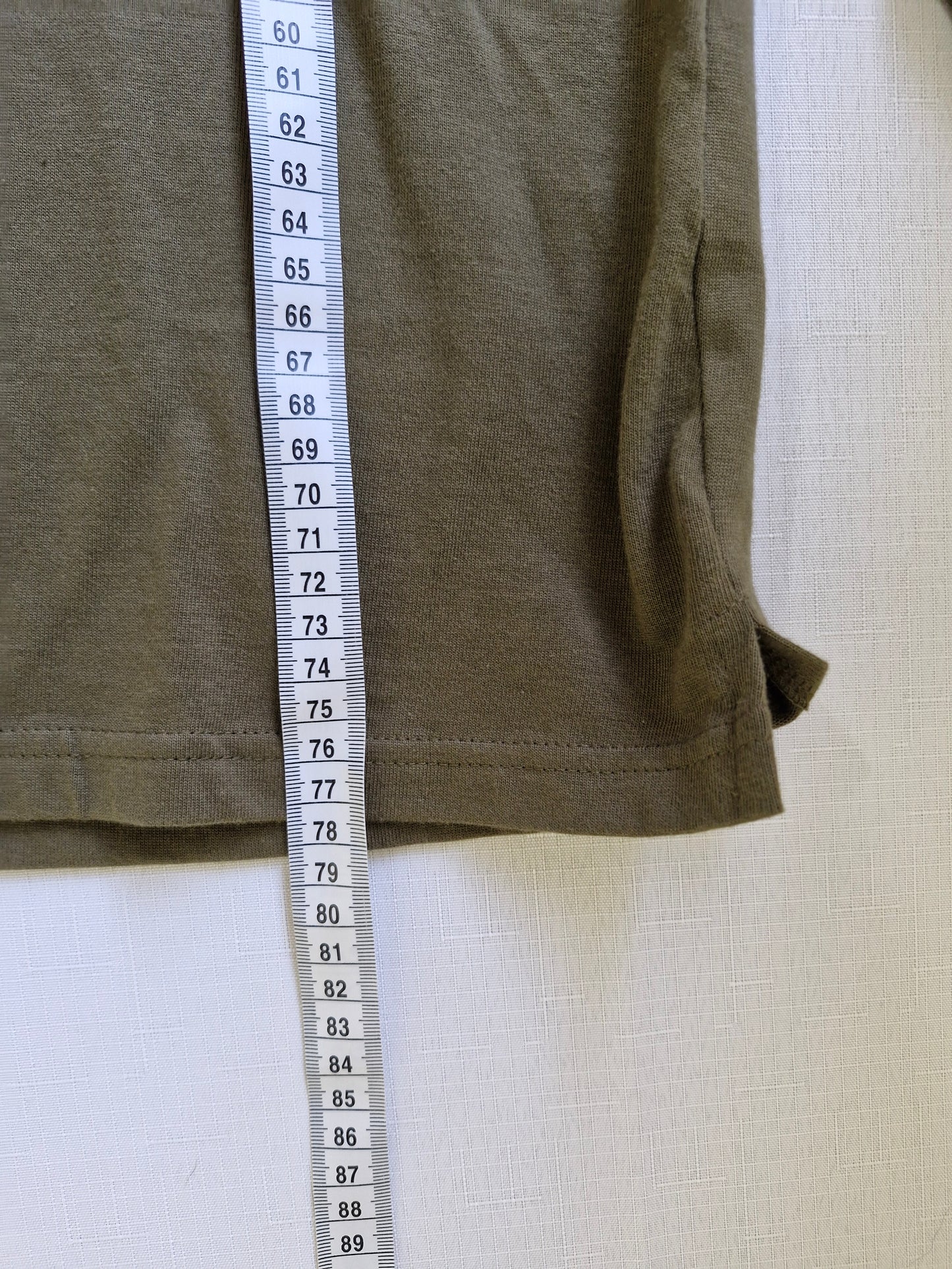 Stüssy Australia Striped Rugby Polo Shirt – Olive Green – Size Medium
