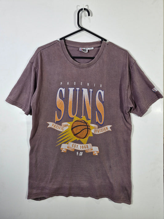 Phoenix Suns NBA Washed Purple Graphic T-Shirt – Size Men's M