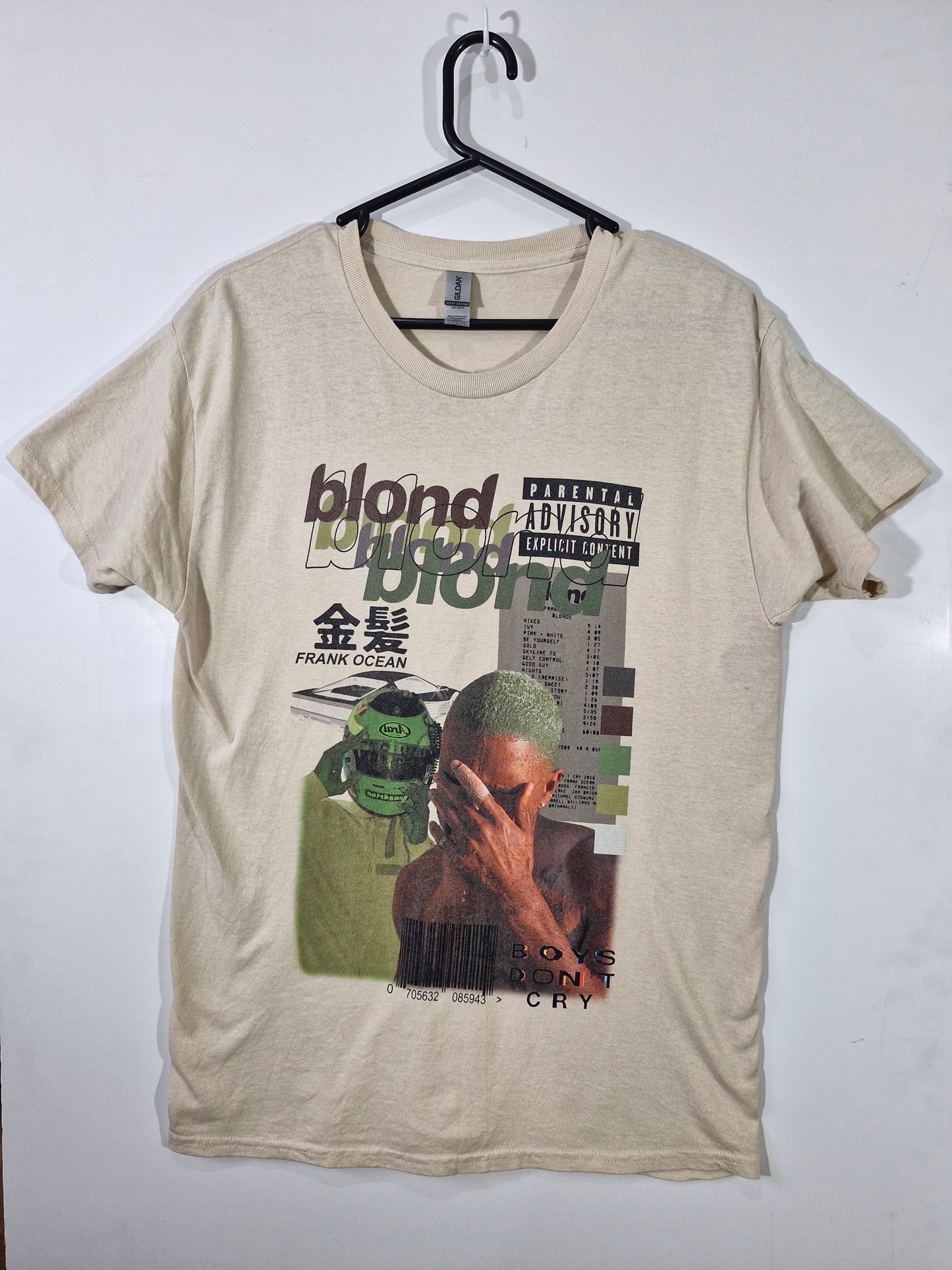 Frank Ocean Blonde Album Graphic T-Shirt – Size Men's Large