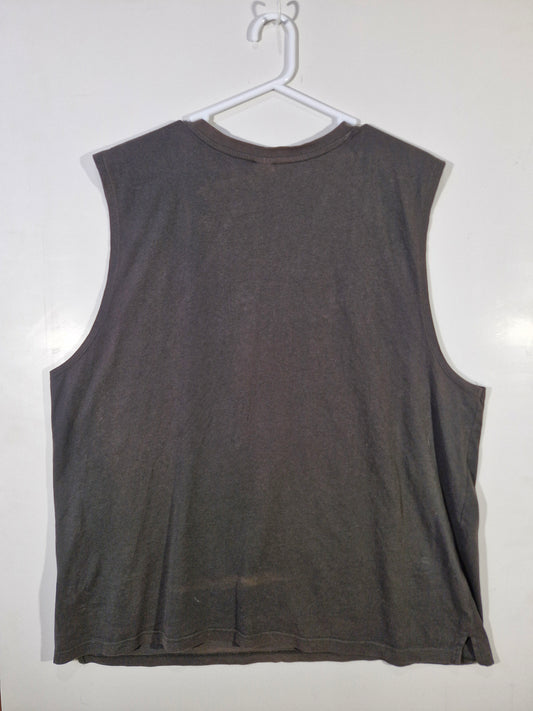 AC/DC Highway to Hell Sleeveless Band T-Shirt - Men's 4XL - Black Licensed Rock Tee