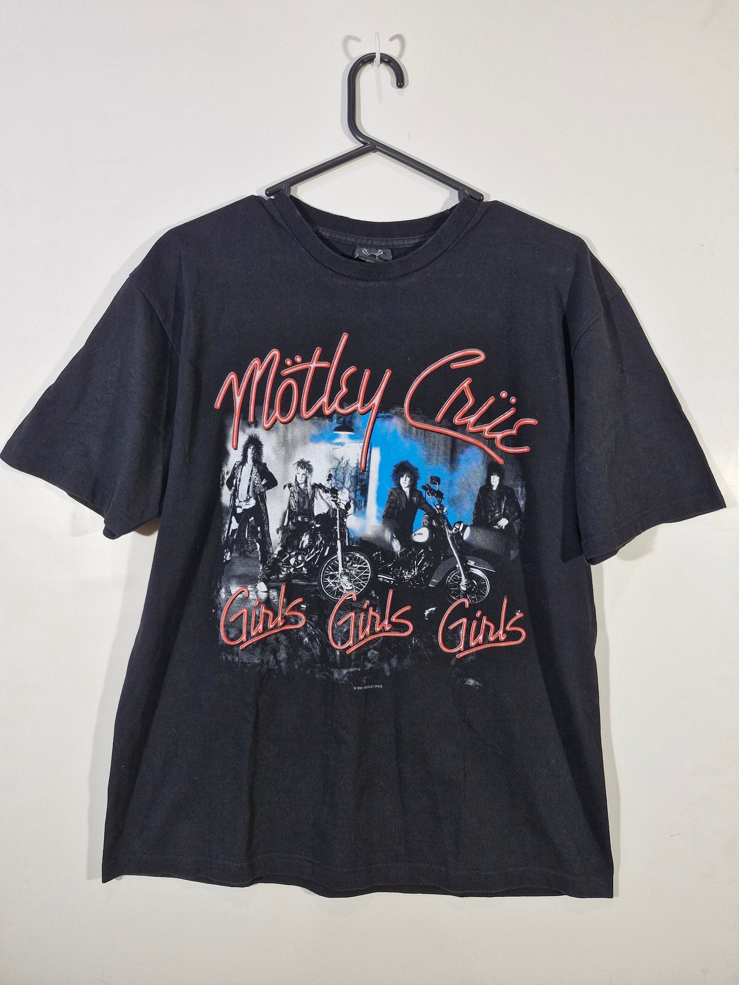 Motley Crue Girls Girls Girls Graphic Band Tee - Black - Size XL