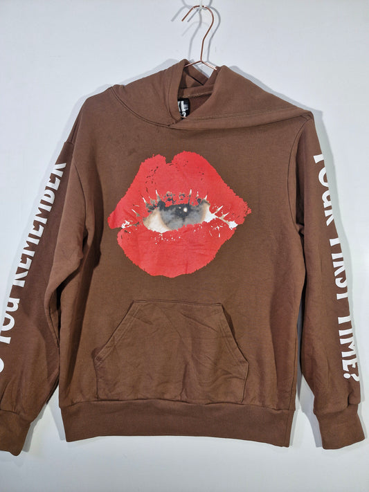The Kid Laroi End Of The World Tour 2022 Hoodie - Brown - Men's Small - Concert Merch
