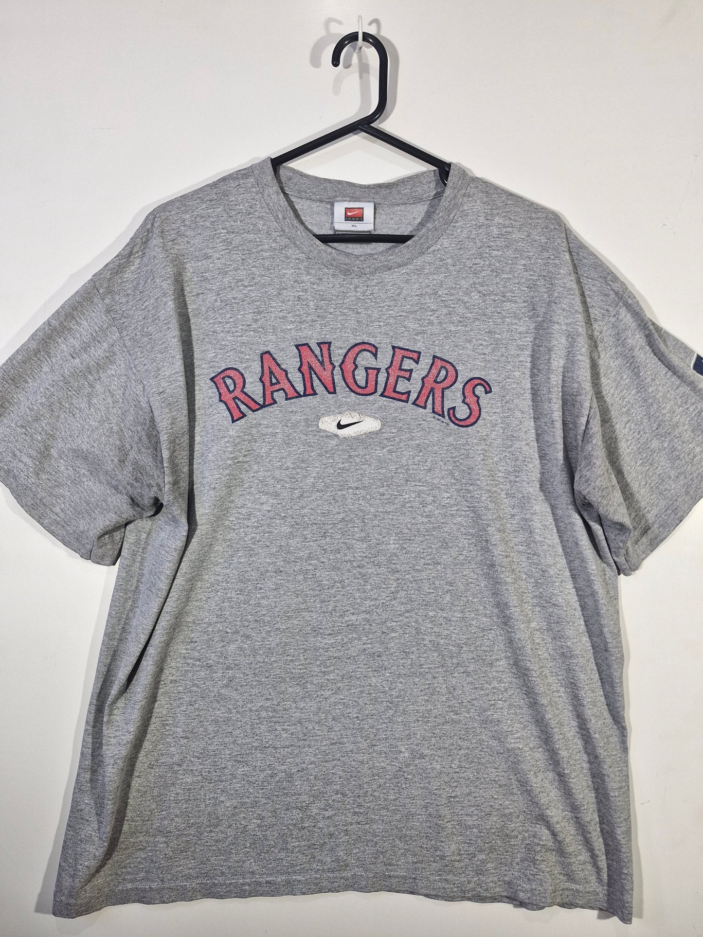 Nike Texas Rangers Grey Baseball T-Shirt – Size Men's XL