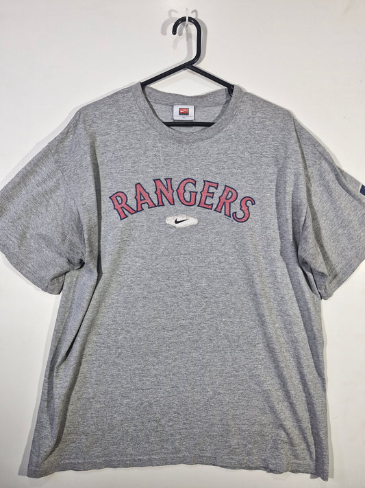 Nike Texas Rangers Grey Baseball T-Shirt – Size Men's XL