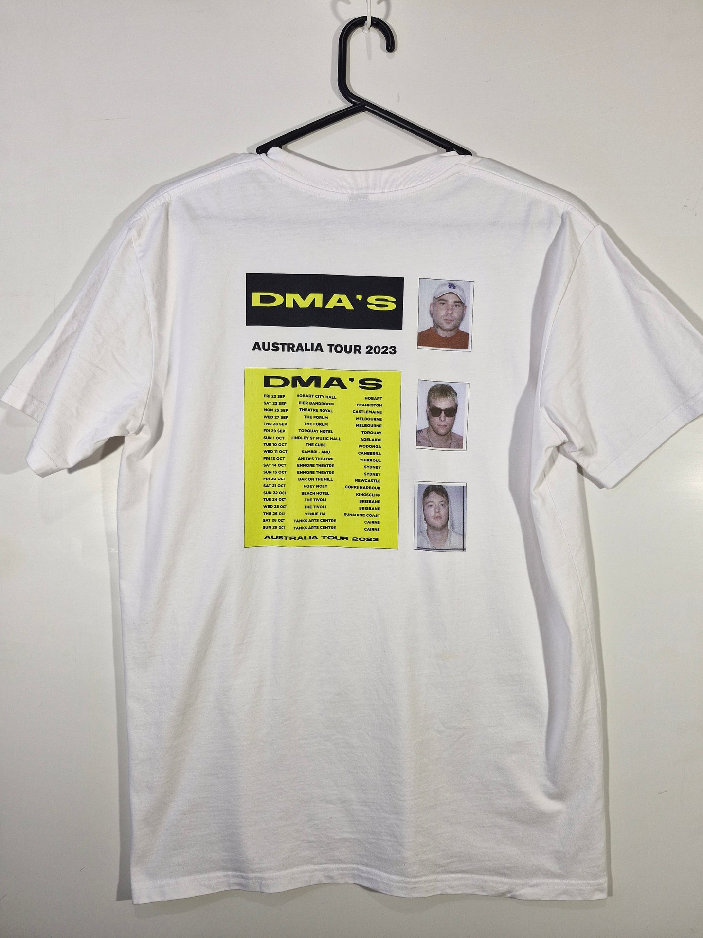DMA's Australia Tour 2023 Double-Sided Tour Tee - White - Size L