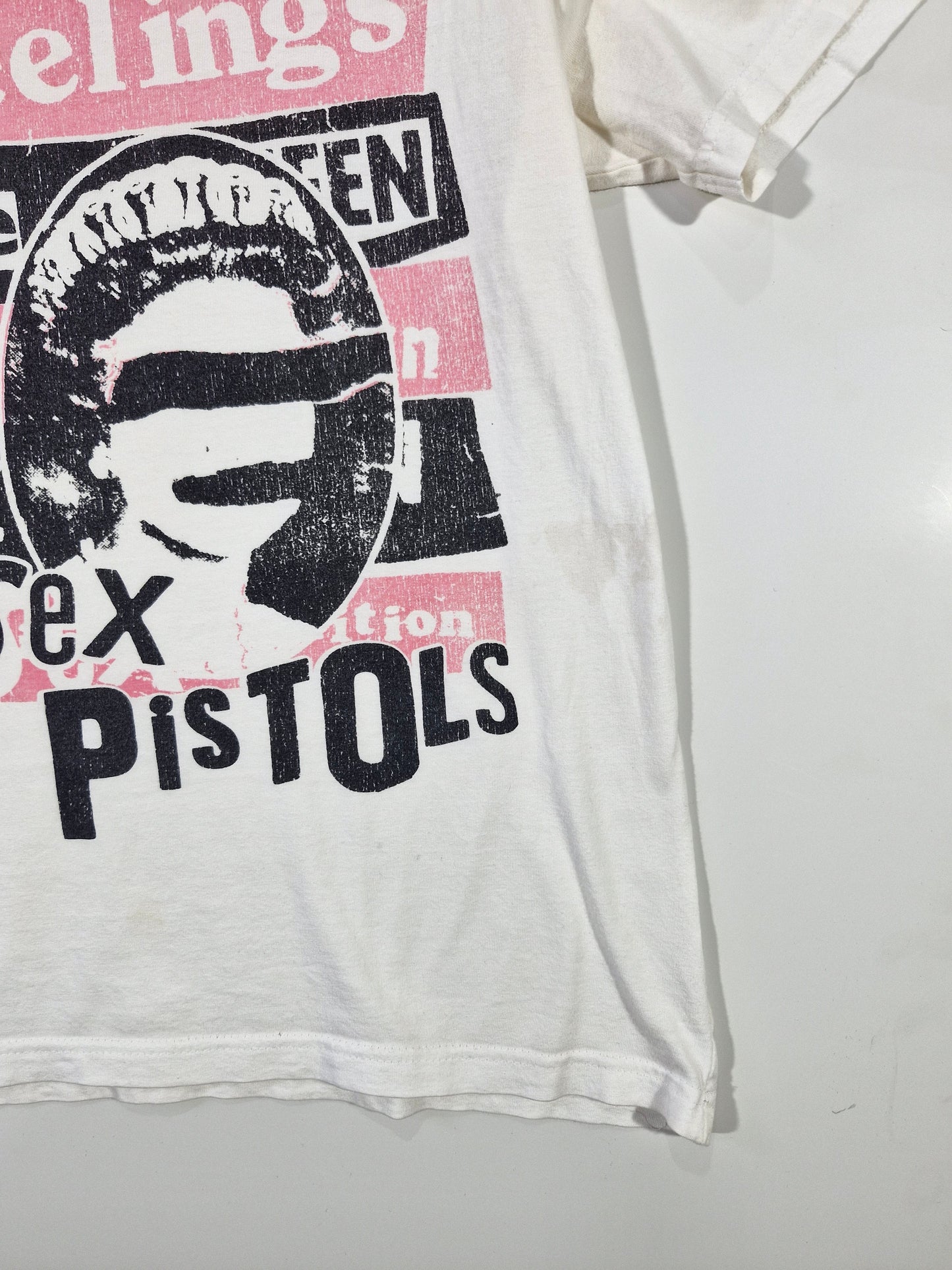Sex Pistols Pretty Vacant Graphic Tee - White - Size Medium