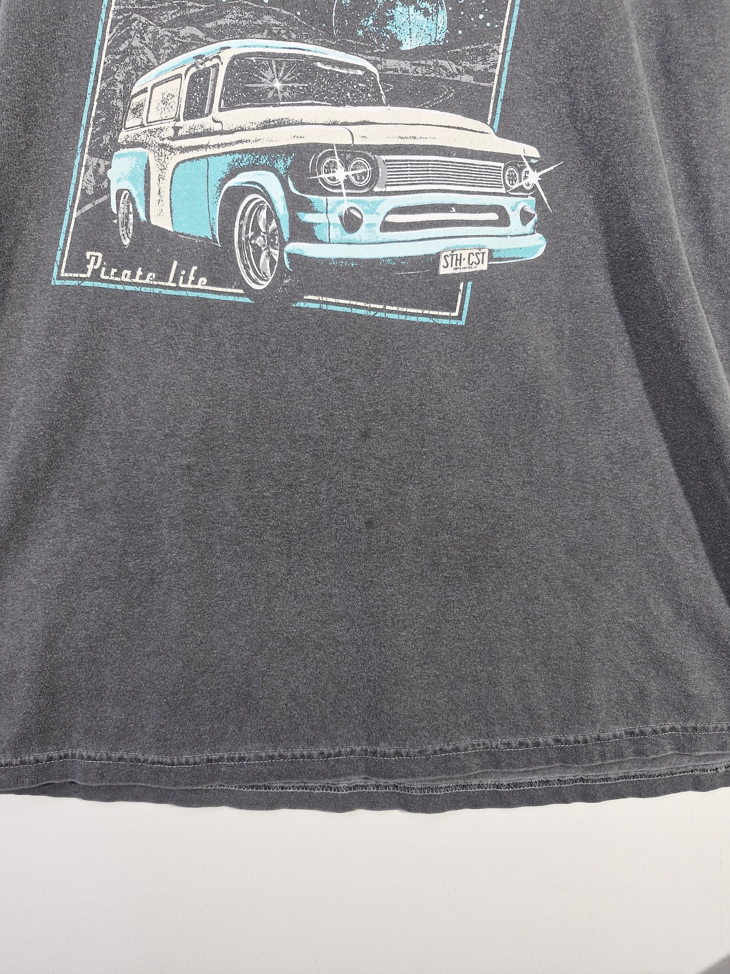 South Coast Pirate Life Graphic Tee - Faded Black - Size XL