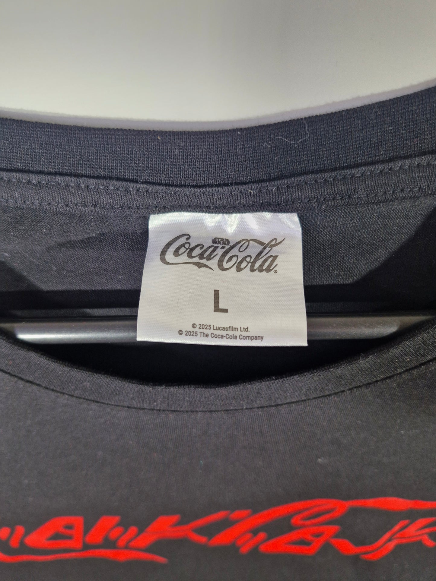 Star Wars x Coca-Cola Darth Vader Graphic Tee - Black - Size Large