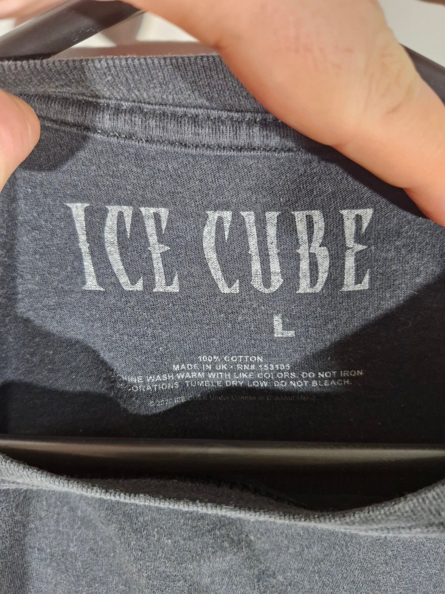 Ice Cube Portrait Graphic Tee – Black – Size Large