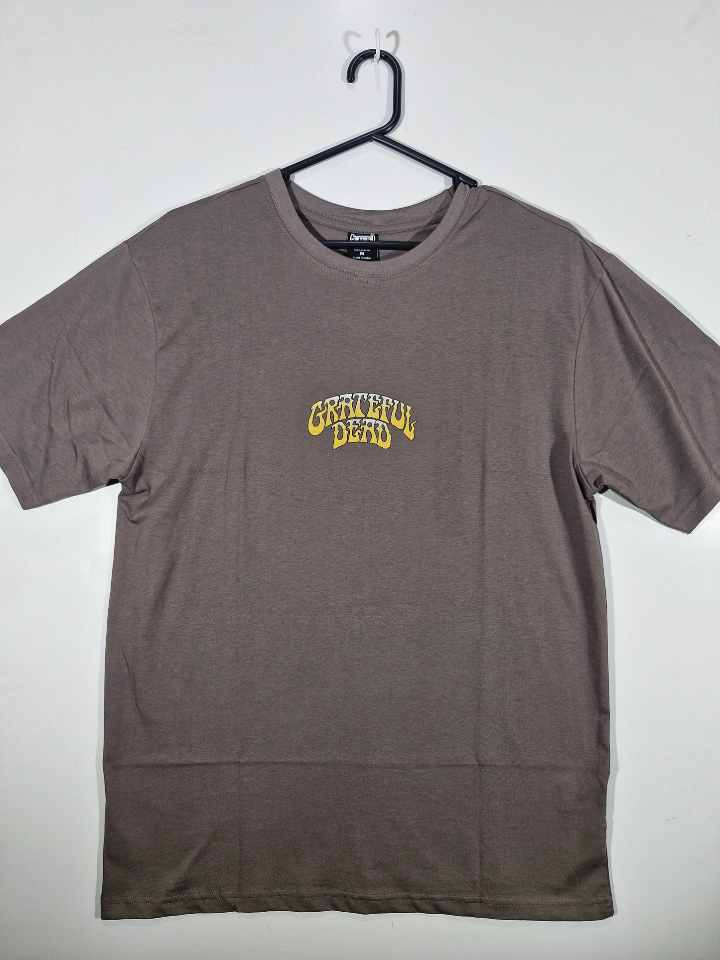 Grateful Dead Skeleton Graphic Tee – Brown – Size Medium