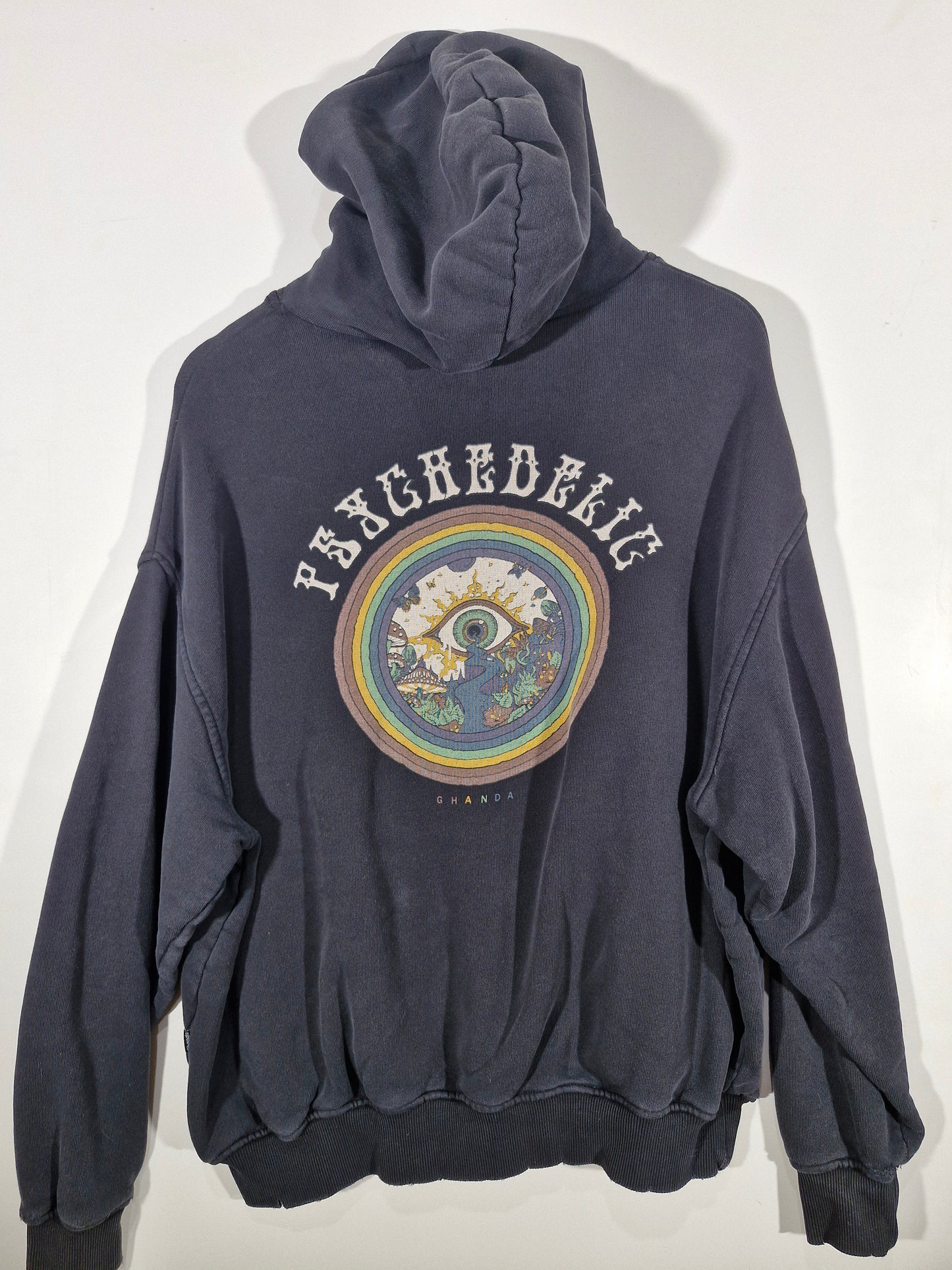 Ghanda "Psychedelic" Oversized Hoodie – Size 14