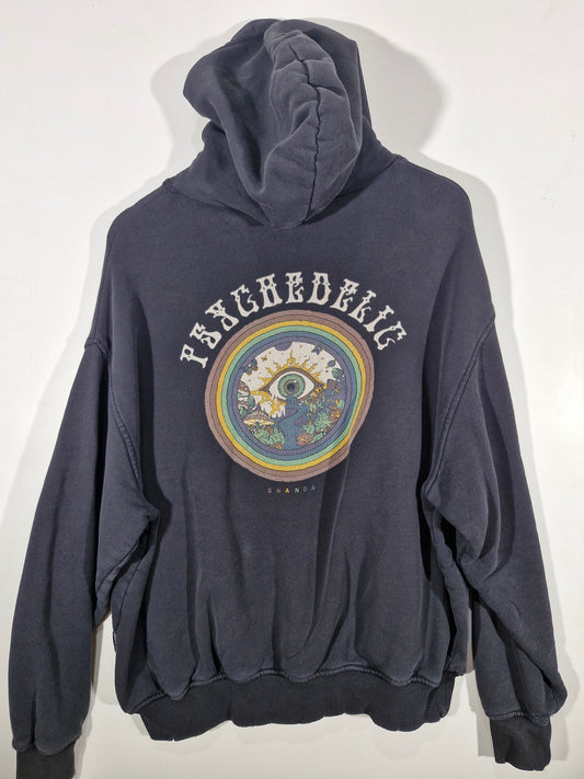 Ghanda "Psychedelic" Oversized Hoodie – Size 14