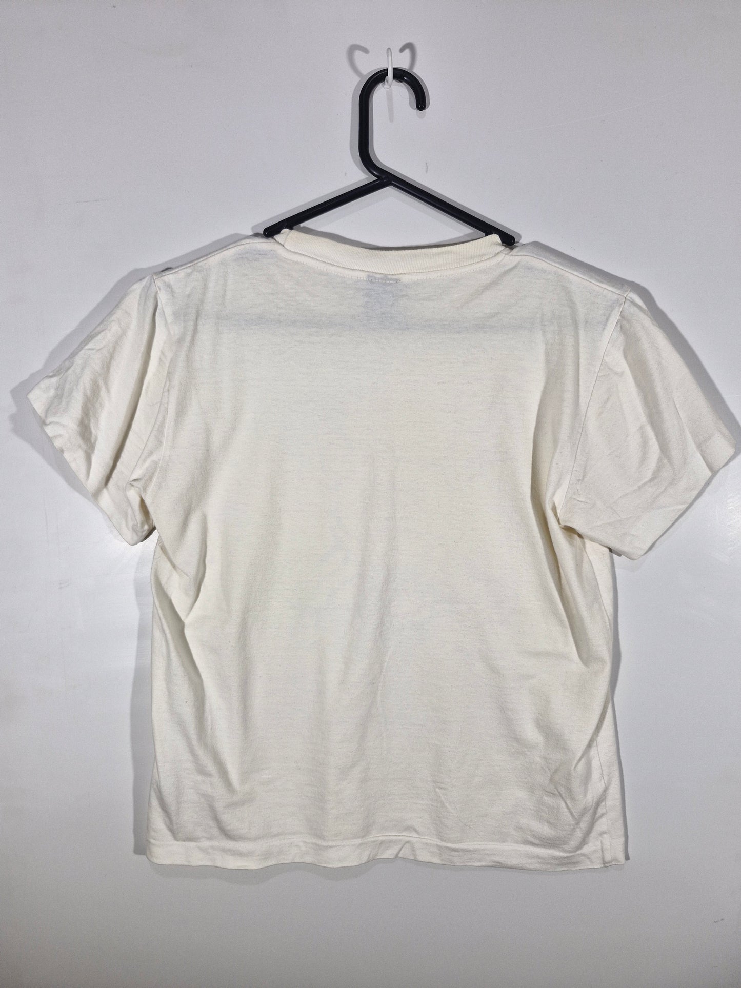 Stüssy Skull Graphic T-Shirt - Cream - Men's XS / Women's 10–12